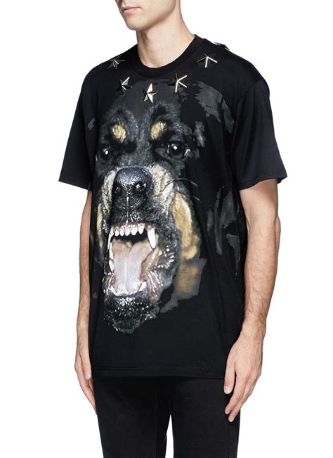 givenchy rottweiler star shirt|Givenchy crew neck rottweiler.